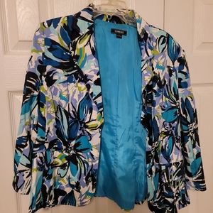 Elements XL Blue floral jacket